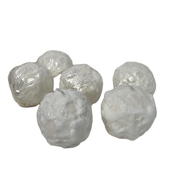 Dept 56 Snowball Candles Set of Six - Picture 2 of 9